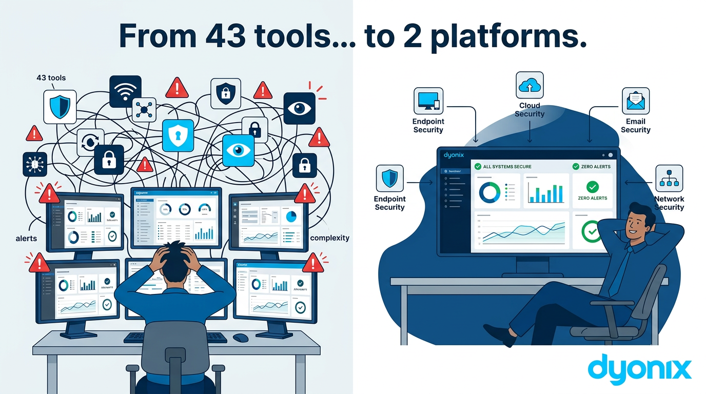 From 43 security tools to 2 platforms